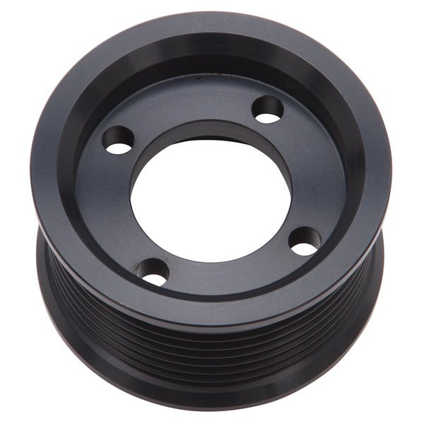 Edelbrock Competition Supercharger Pulley 2.625 in. 8-Rib, Black Anodized