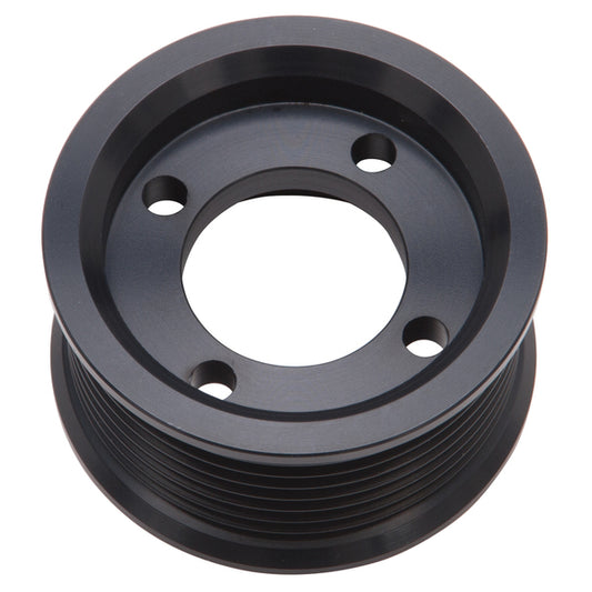 Edelbrock Competition Supercharger Pulley 2.625 in. 8-Rib, Black Anodized
