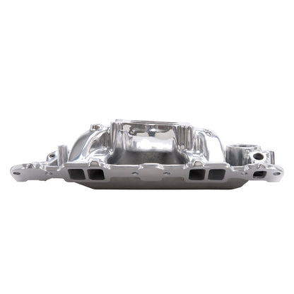 Edelbrock Performer Air-Gap Intake Manifold for 1955-86 Small-Block Chevy, Polished Finish