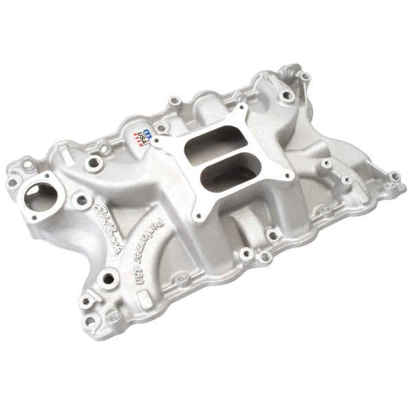 Edelbrock Performer 460 Intake Manifold  for Ford 429/460, Non-EGR, Satin Finish
