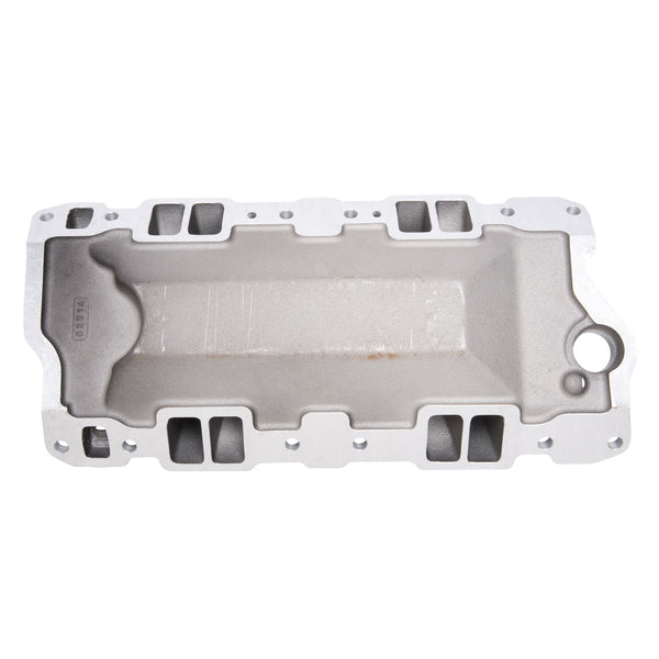 Edelbrock Performer Air-Gap Intake Manifold for 1955-86 Small-Block Chevy, Black Finish