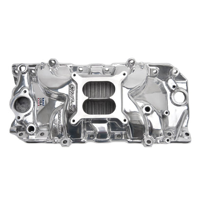 Edelbrock RPM Air-Gap Big Block Chevy 2-O Polished Intake Manifold