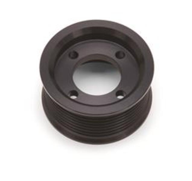 Edelbrock Competition Supercharger Pulley 3.75 in. 8-Rib, Black Anodized