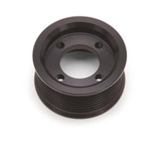 Edelbrock Competition Supercharger Pulley 3.75 in. 8-Rib, Black Anodized