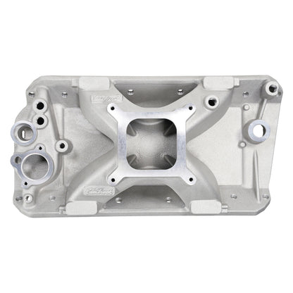 Edelbrock Victor Jr. Intake Manifold For 1970-91 AMC 304-401 Carbureted V8, Satin