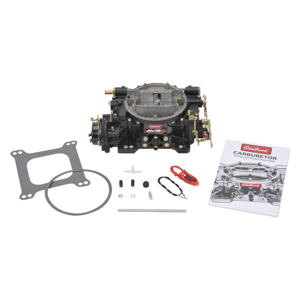 Edelbrock AVS2 Carburetor 650 CFM With Electric Choke, Black Powder Coat (Non-EGR)