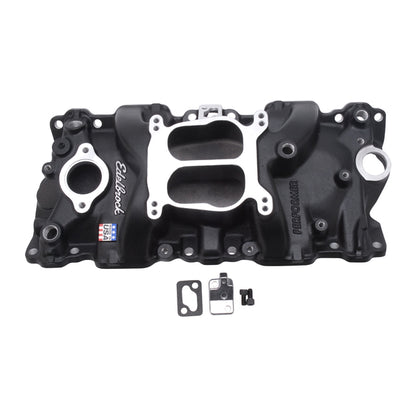 Edelbrock Performer Intake Manifold for 1987-95 Small-Block Chevy, Black Finish