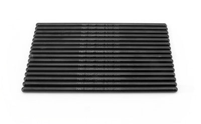 Hi-Tech Oil Restricting 8.250" Long, .080" Wall, 5/16" Diameter Pushrod - Set of 16