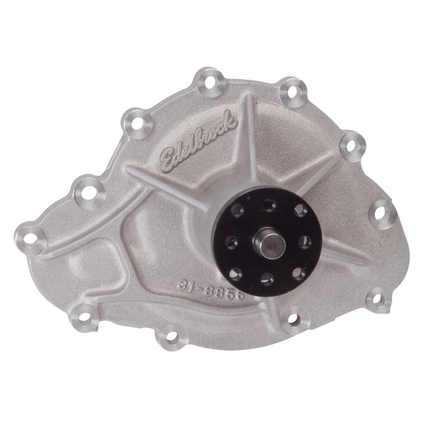 Edelbrock Water Pump for Pontiac, Standard Rotation in Satin Finish