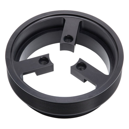 Edelbrock 15% Overdrive Crank Pulley 14-19 C7 Corvette Gen V 8.7" 10-Rib