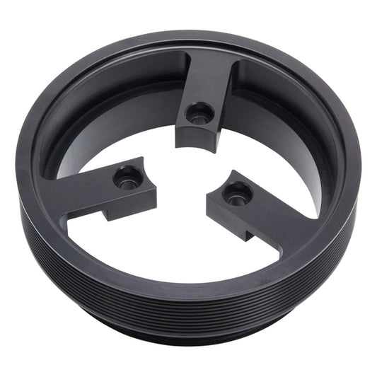 Edelbrock 15% Overdrive Crank Pulley 14-19 C7 Corvette Gen V 8.7" 10-Rib