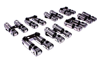 Endure-X Solid Roller Lifters for Chevrolet V8 265-400, .842" Diameter, (8) Centered/ (8) Left Offsets - Set of 16