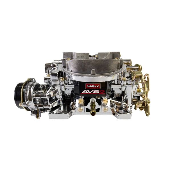 Edelbrock AVS2 Carburetor 650 CFM w/ Electric Choke, Chrome Plasma Finish