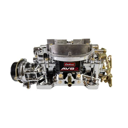 Edelbrock AVS2 Carburetor 650 CFM w/ Electric Choke, Chrome Plasma Finish