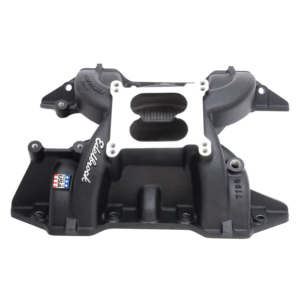 Edelbrock Performer RPM Big Block Chrysler 440 Black Intake Manifold