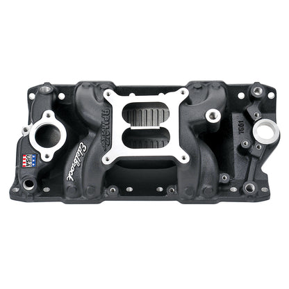 Edelbrock Performer RPM AIR-Gap Small Block Chevy Black Intake Manifold