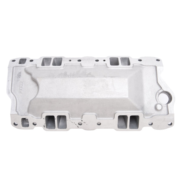 Edelbrock Performer Air-Gap Intake Manifold for 1955-86 Small-Block Chevy, Polished Finish