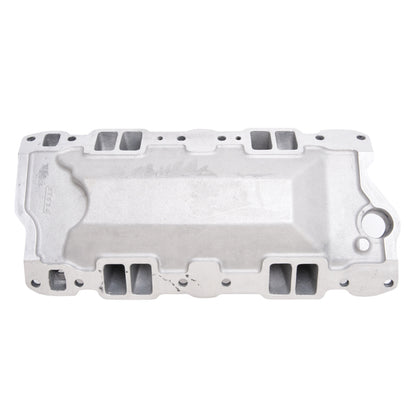Edelbrock Performer Air-Gap Intake Manifold for 1955-86 Small-Block Chevy, Polished Finish