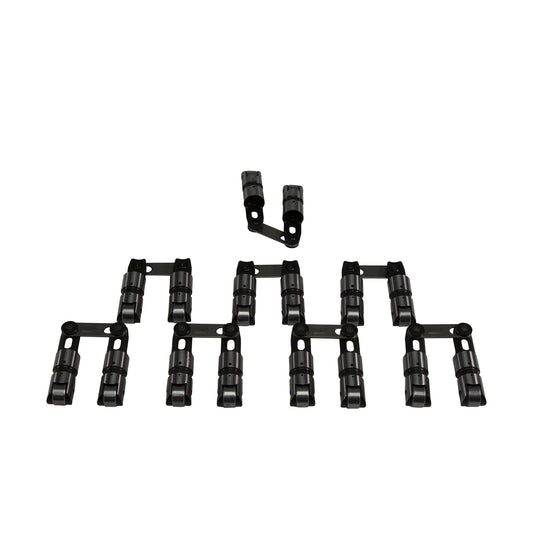 Sportsman Solid Roller Lifters with Bearings for Chrysler R3, .904" Diameter, Centered - Set of 16