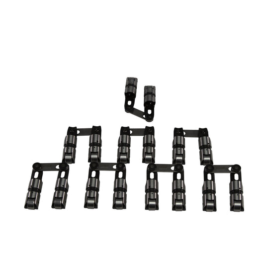 Sportsman Solid Roller Lifters with Bearings for Chevrolet 265-400, .904" Diameter, (8) .180" Left Offset/ (8) .180" Right Offset - Set of 16