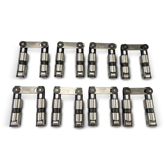 Sportsman Solid Roller Lifters with Bearings for GM Gen III/IV LS, .842" Diameter, Centered - Set of 16
