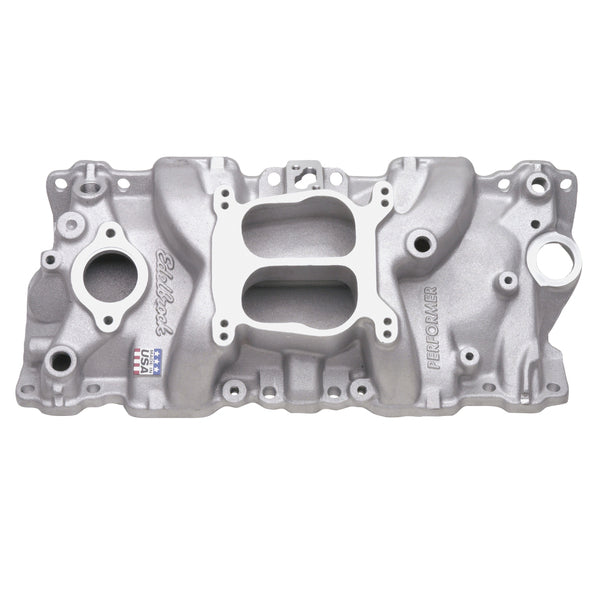 Edelbrock Performer Intake Manifold for 1987-95 Small Block Chevy, Satin Finish