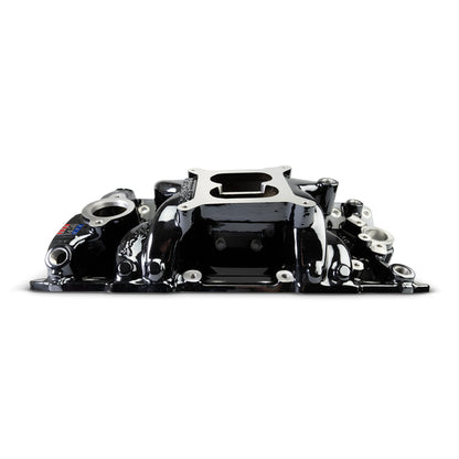 Edelbrock Performer RPM Small Block Chevy AIR-Gap Intake Manifold, Black Plasma finish