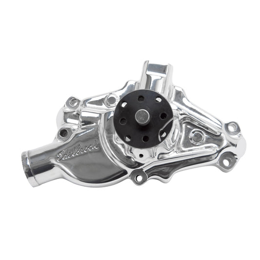 Edelbrock Water Pump for Small-Block Chevy Street Rods in Polished Finish
