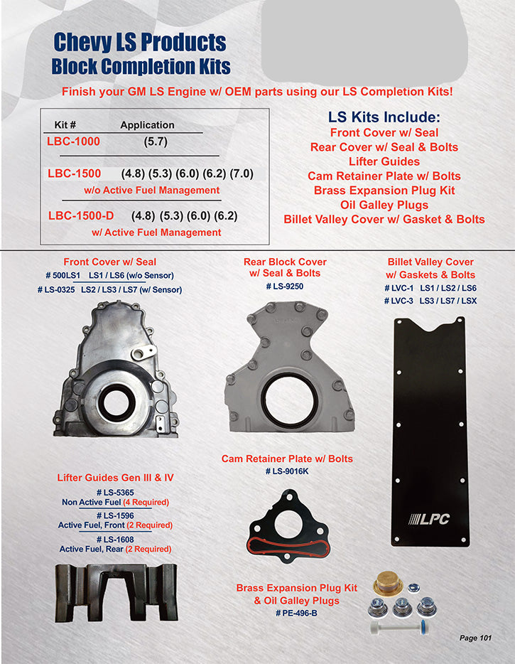 Chevy LS / Block Completion Kits