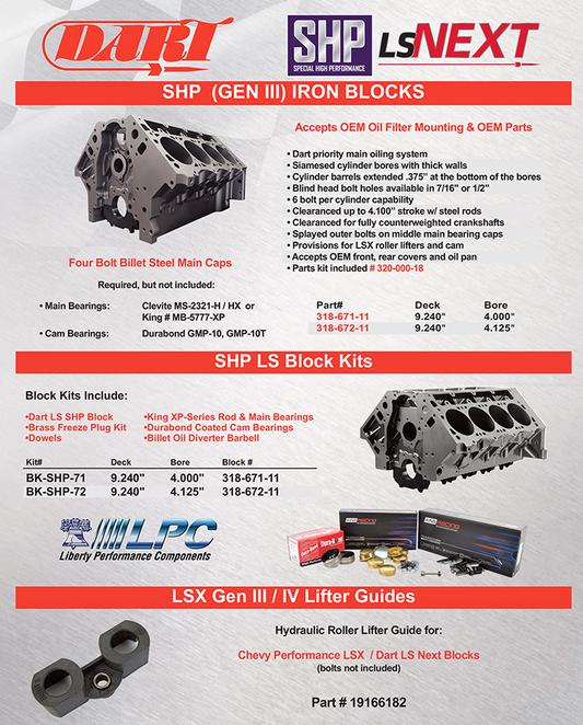 LS DART  SHP (GEN III ) Iron Blocks