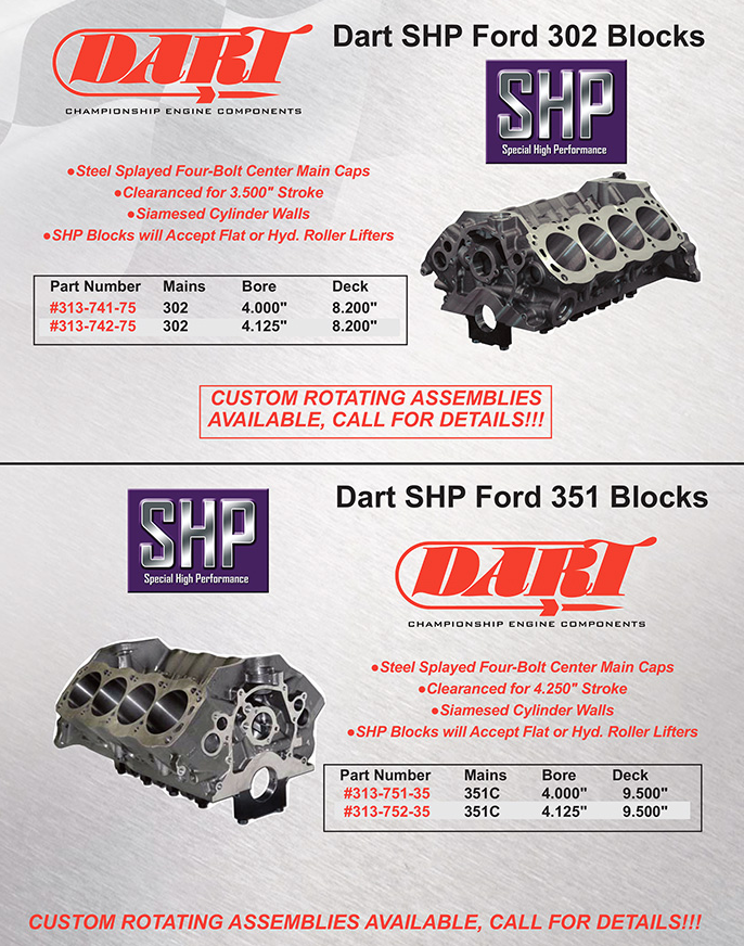 DART Ford 302 & 351 Blocks