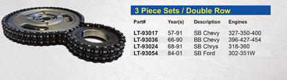 OEM 3 Piece Set Double Row Timing Set / Chevy / Chrysler / Ford