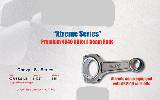 Chevy LS Series Xtreme Series 4340 Billet I-Beam Rods