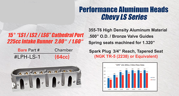 Chevy LS Series / Aluminum Heads / unassembled