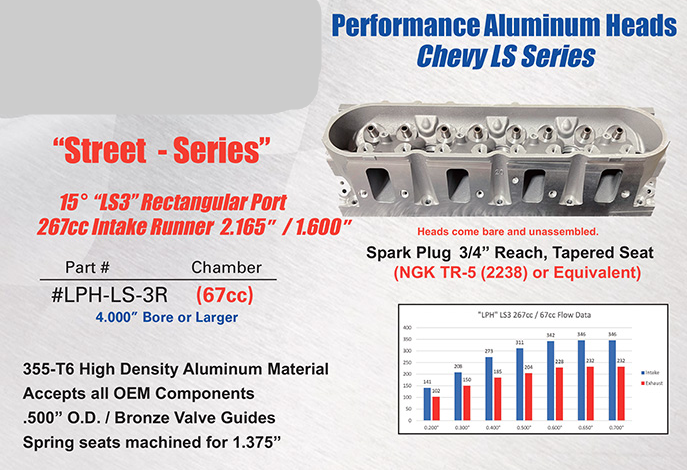 Street Series Chevy LS / Aluminum Heads / Unassembled
