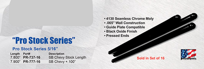 SBC / Pro Stock Series / Push Rods / .065 Wall & 5/16