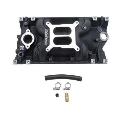 Edelbrock Performer EPS Vortec Intake Manifold for Small-Block Chevy, Black Finish