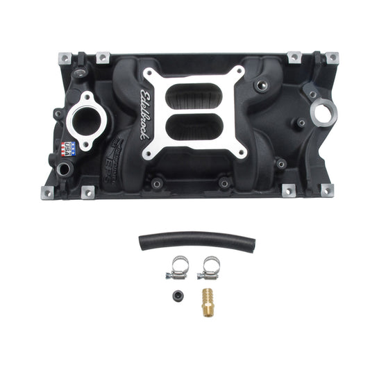 Edelbrock Performer EPS Vortec Intake Manifold for Small-Block Chevy, Black Finish