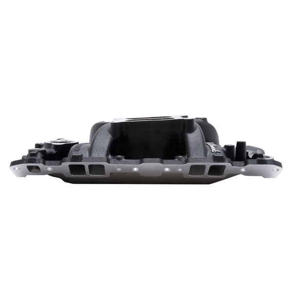 Edelbrock Performer Air-Gap Intake Manifold for 1955-86 Small-Block Chevy, Black Finish