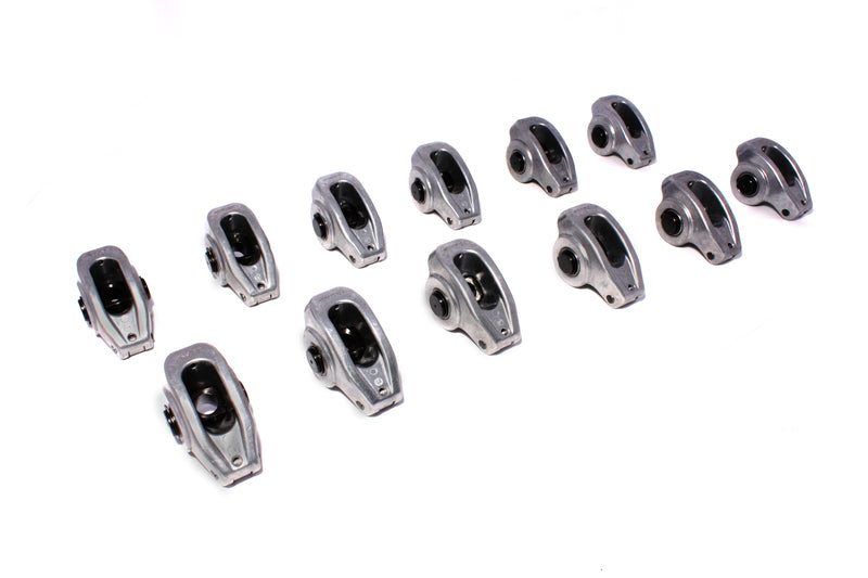 High Energy Die Cast Aluminum Roller Rocker Arms for Chevy; 7/16" Stud, 1.5 Ratio