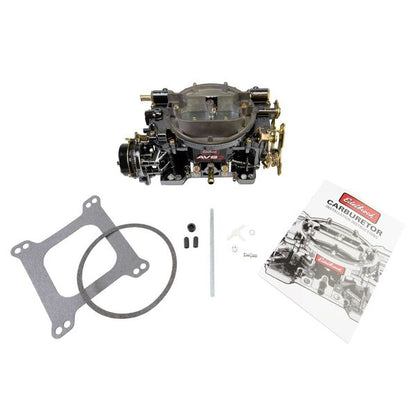 Edelbrock AVS2 650 CFM Carburetor Electric Choke, Black Plasma Finish
