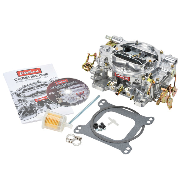 Edelbrock Performer Carburetor 500 CFM With Manual Choke, Satin Finish (Non-EGR)