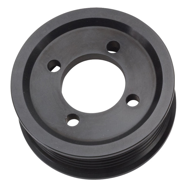 Edelbrock Competition Supercharger Pulley 3.00 in. 6-Rib, Black Anodized