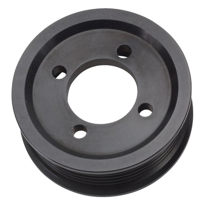 Edelbrock Competition Supercharger Pulley 3.00 in. 6-Rib, Black Anodized