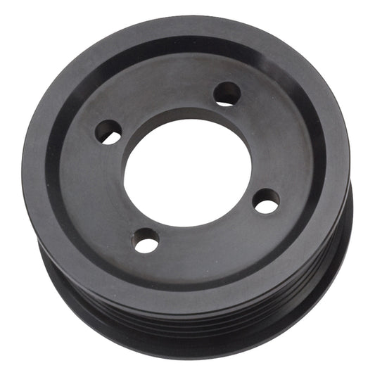 Edelbrock Competition Supercharger Pulley 3.00 in. 6-Rib, Black Anodized