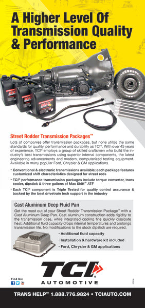 Street Rodder 700R4 Transmission Package 1984-1993 30-Spline 30 1/2" (Small and Big Block Chevy)