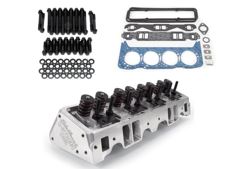 E-Street Cylinder Head #2240 SB Chevy 262-400, Hydraulic Flat Tappet