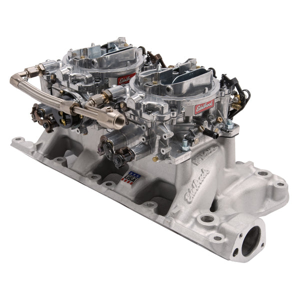 Edelbrock RPM Dual-Quad manifold and carb Kit for Small-Block Ford 289-302
