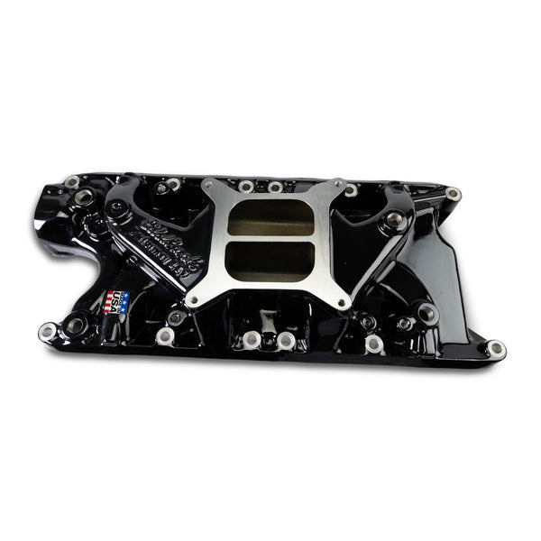 Edelbrock Edelbrock Performer Intake Manifold for Small-Block Ford, Black Plasma Finish