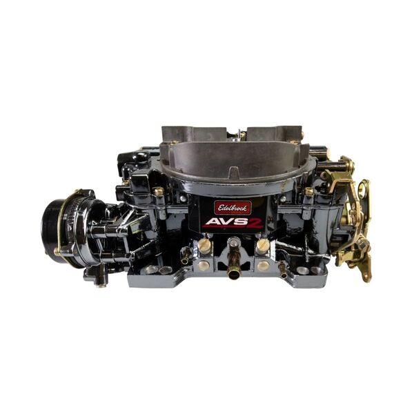 Edelbrock AVS2 650 CFM Carburetor Electric Choke, Black Plasma Finish